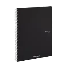 Fabriano&reg; EcoQua Original A4 Spiral-Bound Graph Notebook Black