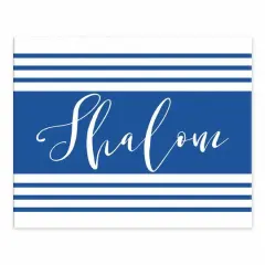 Shalom Stripes 8x10 Tabletop Canvas