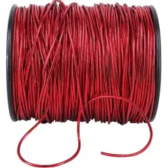 JAM Paper 1/16" Home D&eacute;cor Trimmings Stretch Cord Red