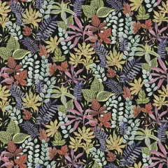 RoomMates Watercolor Tropics Peel & Stick Wallpaper Black/Yellow