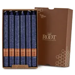 Root Candles 9" Unscented Timberline&trade; Arista&trade; Taper Candles, 12ct. Abyss