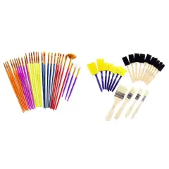 Multi-Purpose 50 Piece Brush Set by Craft Smart&reg;