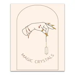 Magic Crystals 8 24" x 30" Canvas Wall Art