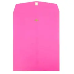 JAM Paper 10" x 13" Colored Open End Catalog Envelopes, 25ct. Hot Pink
