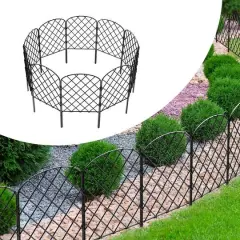 NEX&trade; Metal Rhombic Pet Guard & Garden Stake Fence, 19ct.