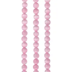 Cat's Eye Round Glass Beads, 6mm by Bead Landing&trade;