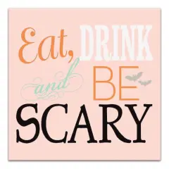 Be Scary Canvas Wall Art