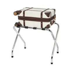 Honey Can Do Chrome KD Luggage Rack