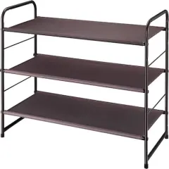NEX&trade; Oumilen Bronze 3-Tier Stackable Shoe Rack