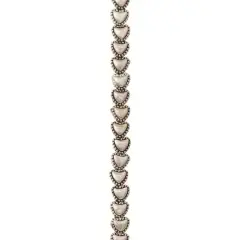 Antique Silver Metal Heart Beads, 6mm by Bead Landing&trade;