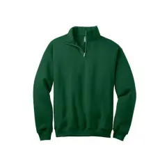 JERZEES&reg; NuBlend&reg; 1/4-Zip Cadet Collar Sweatshirt Forest Green