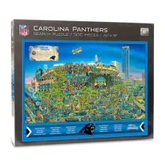 Joe Journeyman NFL 500 Piece Jigsaw Puzzle Carolina Panthers