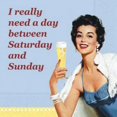 JAM Paper Really Need A Day Cocktail Napkins, 40ct.