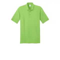 Port & Company&reg; Tall Core Blend Jersey Knit Polo Lime