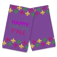 Happy Mardi Gras Tea Towel Set