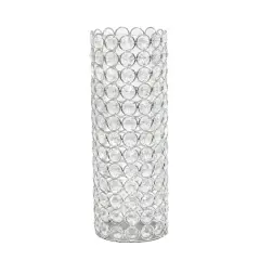 Elegant Designs&trade; 11" Chrome Crystal Decorative Vase