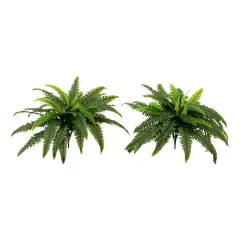 40" UV-Resistant Artificial Boston Ferns, 2ct.
