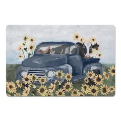 18" x 27" Farmhouse Animals in Truck Floor Mat
