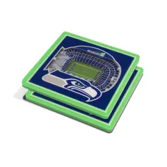 3D StadiumView Coasters Seattle Seahawks