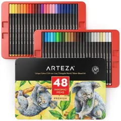 Arteza&reg; Inkonic&reg; 48 Color Fineliner Pen Set