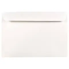 JAM Paper 6.5" x 9.5" White Booklet Commercial Envelopes