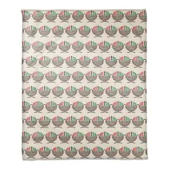 Kinara & Pattern Kwanzaa Fleece Throw