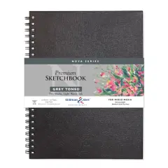 Stillman & Birn&trade; Nova Series Grey Toned Premium Mixed Media Sketchbook