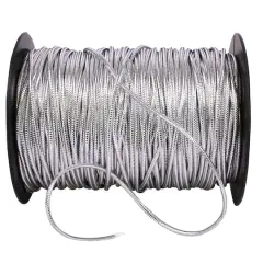 The Ribbon Roll Home D&eacute;cor Trimmings 1/16" x 100yd. Metallic Braid Wired Cord