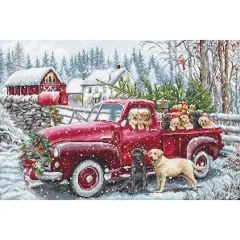 Letistitch Christmas Delivery Counted Cross Stitch Kit