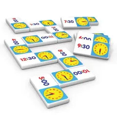 Junior Learning&reg; Match & Learn Time Dominoes