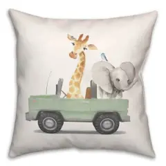 Cruisin Animals 18" x 18" Throw Pillow