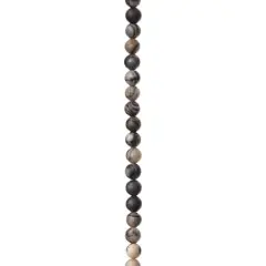 Black Network Stone Rondel by Bead Landing&reg;, 4mm