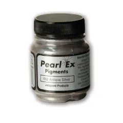 Jacquard Pearl Ex Powdered Pigments&trade;, 0.75oz. 662 Antique Silver