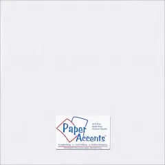 PA Paper&trade; Accents 12" x 12" 80lb. Pearlized Paper, 25 Sheets Bright White