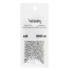 SS6 Glass Round Flatback Rhinestones by Bead Landing&trade; Assorted