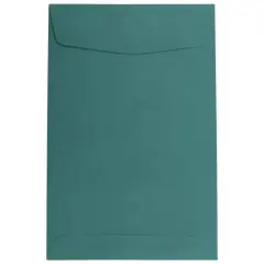 JAM Paper 6" x 9" Open End Catalog Premium Envelopes, 25ct. Teal Green