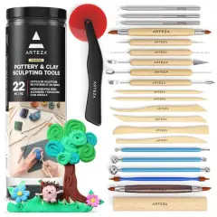 Arteza&reg; 22-Piece Sculpting Tools Set