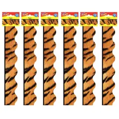 Trend Enterprises&reg; Terrific Trimmers&reg; Tiger Borders, 234ft.