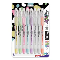 Pentel&reg; Milky Pop&trade; Pastel 8 Color Gel Pen Set