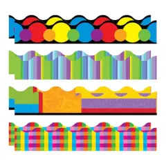 Trend Enterprises&reg; Terrific Trimmers&reg; Color Collage Border Variety Pack, 312ft.