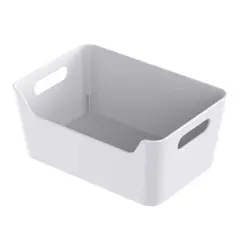 Medium White Open Storage Bin by Simply Tidy&reg;