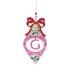 7" Monogram Ornament D&eacute;cor by Ashland&reg; G