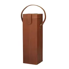 Tan Modern Wine Holder, 5" x 5" x 19"