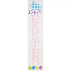 3ft. Happy Easter Wooden Porch Board Sign