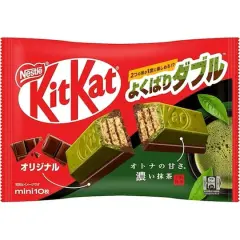 Nestle&reg; Kit Kat&reg; Double Matcha Green Tea & Original Japanese Candy
