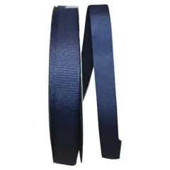 JAM Paper 7/8" Grosgrain Texture Ribbon Navy
