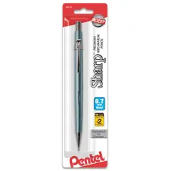 Pentel&reg; Sharp Mechanical Pencil, 0.7mm Metallic Sky Blue