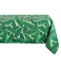 DII&reg; 84" Banana Leaf Outdoor Tablecloth