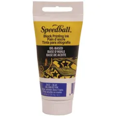 Speedball&reg; Oil-Based Block Printing Ink, 1.25oz. Blue