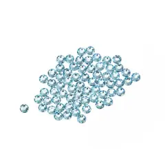 SS12 Round Flatback Austrian Crystals by Bead Landing&trade;, 65ct. Aquamarine